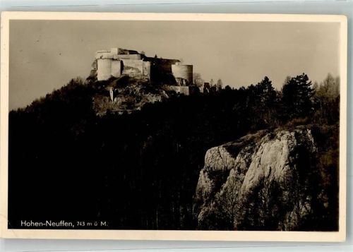 Neuffen 1943 Burg Hohenneuffen