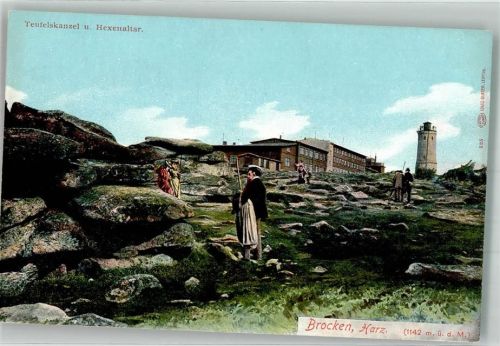 Brocken Brockenhaus Teufelskanzel Hexenaltar