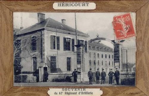 Hericourt Héricourt (Frankreich) Kaserne Regiment 47 Leporello I-II