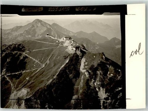Bergen Fliegeraufnahme Ort handschriftlich Foto Original aus Archiv eines Ansichtskartenverlages