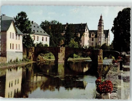 Hadamar Alte Brücke Schloss Gymnasium