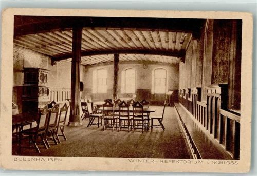 Bebenhausen Winter Refektorium im Schloss