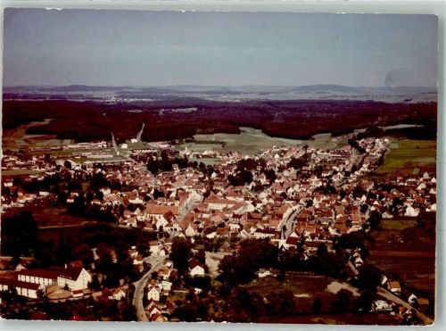 Allersberg Fliegeraufnahme Foto Original aus Archiv eines Ansichtskartenverlages