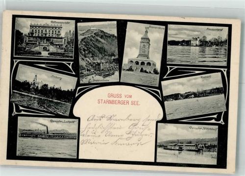 Ambach 1906 Starnberger See Ammerland
