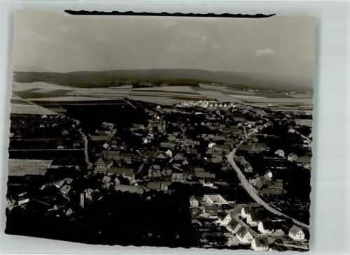 Bennigsen Fliegeraufnahme Foto Original aus Archiv eines Ansichtskartenverlages Ort handschriftlich