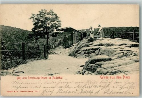 Thale 1903 Rosstrappefels
