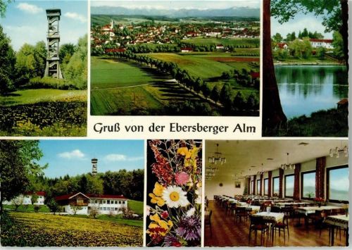 Ebersberg Gasthaus Ebersberger Alm Aussichtsturm