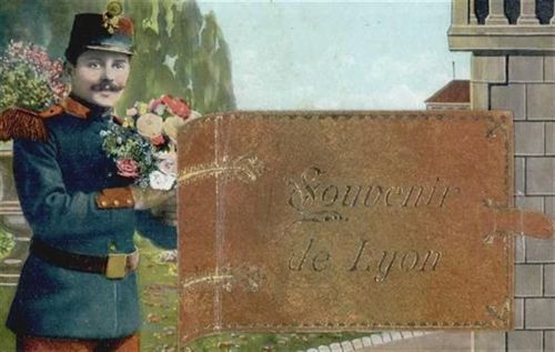 69000 Lyon - Lyon (Frankreich) Leporello II (fleckig VS/RS)