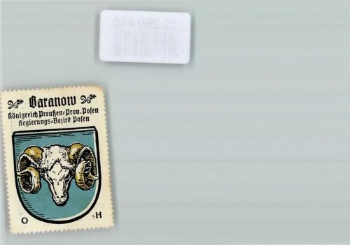 Baronau Kaffee Hag Wappen Blau Weiß Gold Stierkopf Hörner