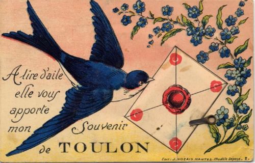Toulon Toulon (Frankreich) Leporello II (kleiner Einriss, fleckig RS)
