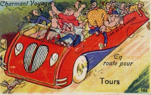 Tours Tours (Frankreich) Leporello I-II (fleckig RS)