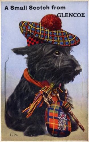 Glencoe Glencoe (Großbritannien) Leporello Hund, Trachten, Dudelsack I-II
