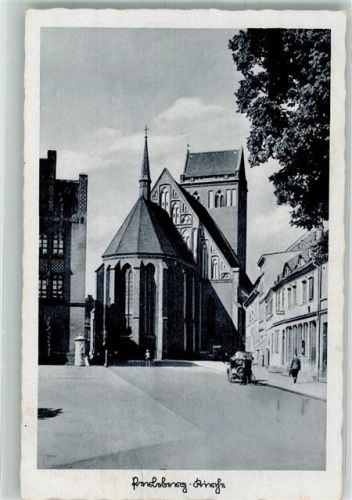 Perleberg Kirche Litfaßsäule
