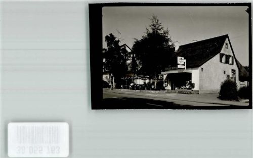 Erzingen Gasthaus Cafe Schäfer Ort handschriftlich Foto Original aus Archiv eines Ansichtskartenverlages