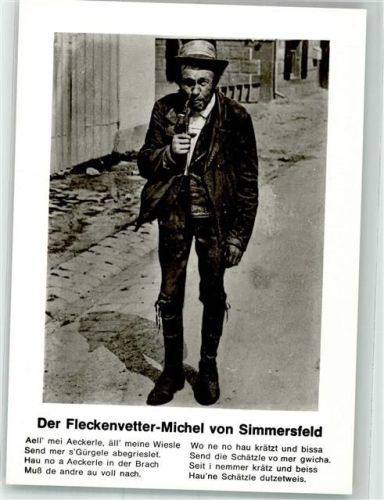 Simmersfeld Tracht Fleckenvetter-Michel Pfeife