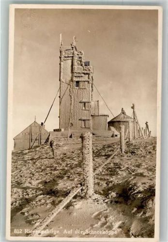 Schneekoppe 1933 Wetterstation