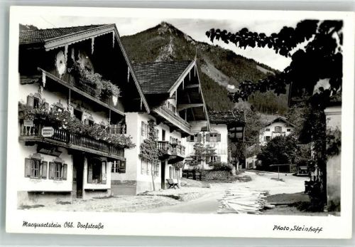 Marquartstein Foto Steinhoff Dorfstrasse