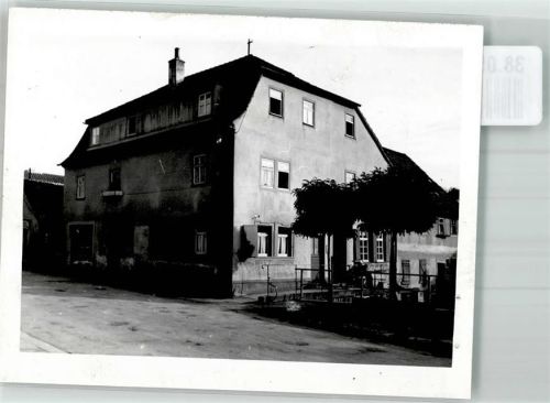 Niederwerrn Altes Haus mit Walmdach Foto Original aus Archiv eines Ansichtskartenverlages Ort handschriftlich