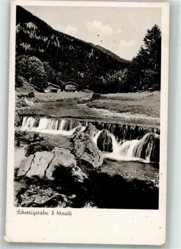 Kreuth 1952 Gasthaus Schwaigeralm