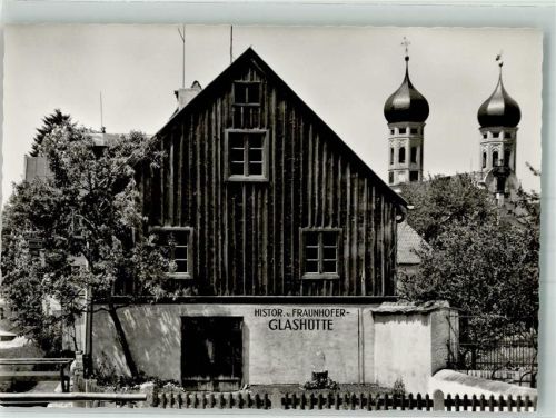Benediktbeuern Historische von Fraunhofer-Glashütte Klosterkirche St. Benedikt Foto Original aus Archiv eines Ansichtskartenverlages Fotograf Thoma