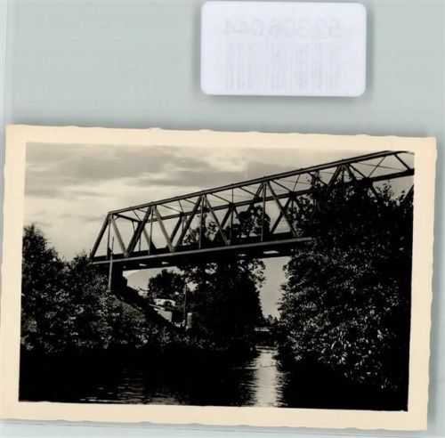 Niedersee Brücke Ort handschriftlich