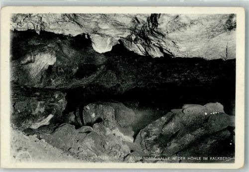 Bad Segeberg 1937 Höhle im Kalkberg Barbarossa Halle