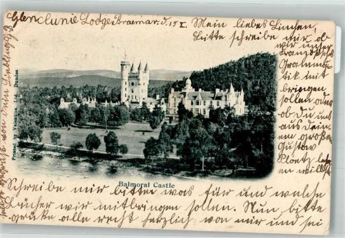 Aberdeen 1901 Schloss Burg Balmoral