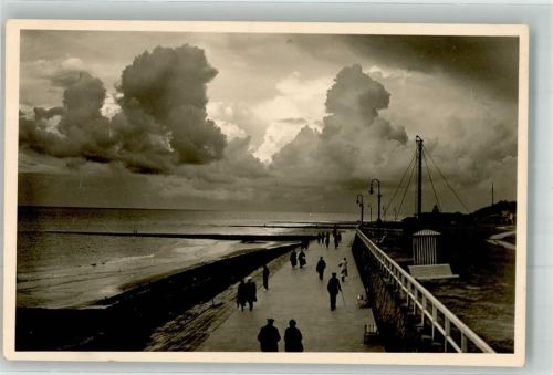 Norderney Strandpromenade Ort lt. Fotograf Notopfermarke