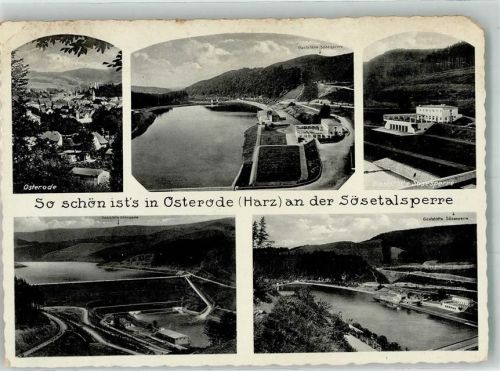 Osterode Sösetalsperre Gasthaus Staumauer