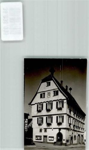 Merklingen Rathaus Ort handschriftlich Foto Original aus Archiv eines Ansichtskartenverlages
