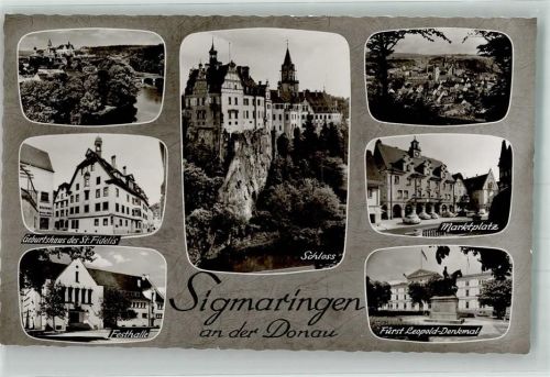 Sigmaringen Schloss Geburtshaus des St. Fidelis Marktplatz