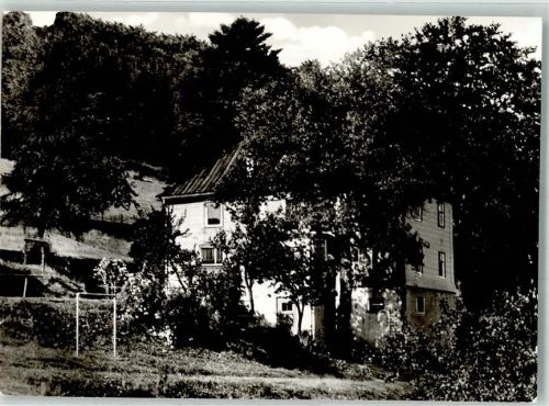 Wunderthausen Pensionsgebäude Foto Original aus Archiv eines Ansichtskartenverlages Ort handschriftlich