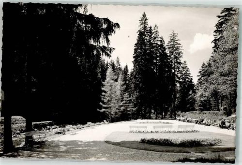 Wildemann Kurpark Foto Original aus Archiv eines Ansichtskartenverlages