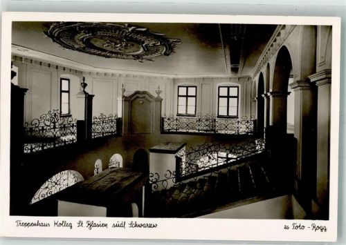 St. Blasien Foto Rogg Treppenhaus Kolleg St. Blasien