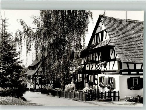 Sasbachwalden Fachwerkhaus Foto Original aus Archiv eines Ansichtskartenverlages