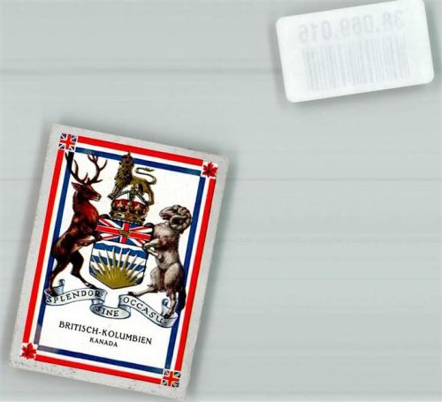 Victoria Wappen Britisch-Kolumbien Zigarettenbilder