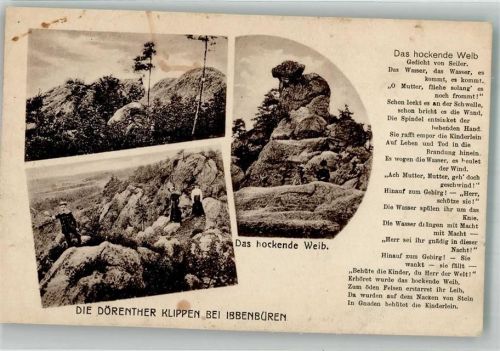 Ibbenbüren 1918 Die Dörenter Klippen