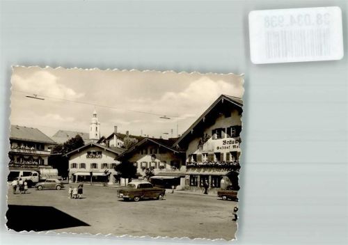 83714 W8160 Miesbach - Unterer Stadtplatz Foto Original aus Archiv eines Ansichtskartenverlages