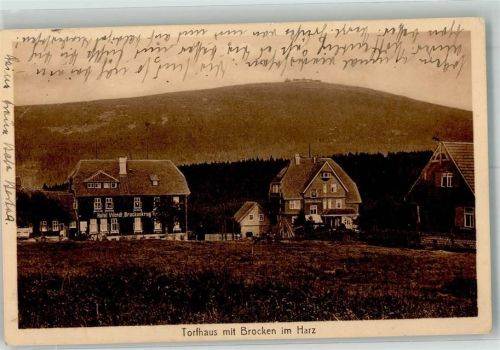 Torfhaus 1917 Brocken mit Hotel Wendt Verlag Stengel & Co. 43407