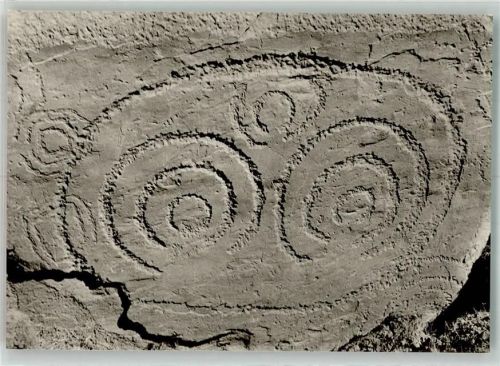 New Grange und Knowth No. IV/9 Knowth/Umfassungsstein III Detail Irland Fotograf Karl Hublow Konstanz
