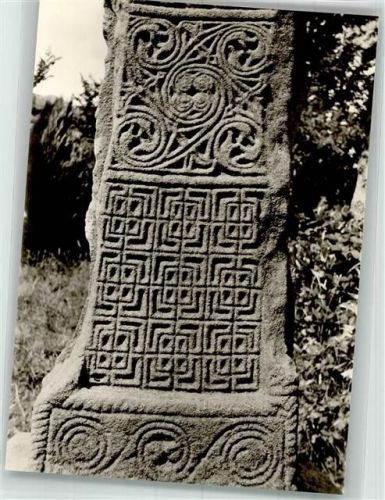 Irische Kreuze II No. XII/8 Ahenny/Nordkreuz Stamm Ostseite Fotograf Karl Hublow Konstanz