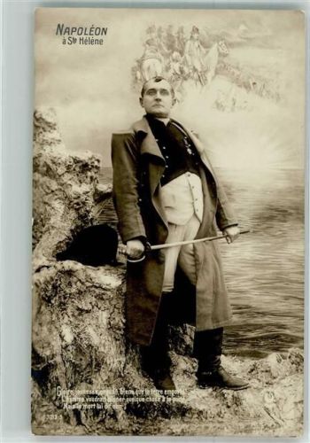 Der französische Kaiser auf der Insel St. Helena Fotostudioaufnahme 3219/3