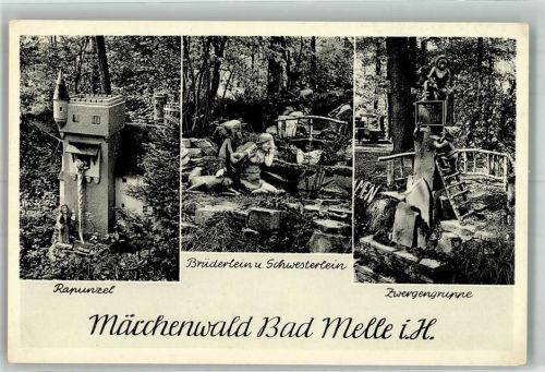 Melle Märchenwald Schweizerhaus Rapunzel Brüderlein und Schwesterlein Zwergengruppe