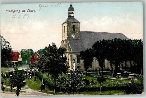 Burg 1909 Kirche