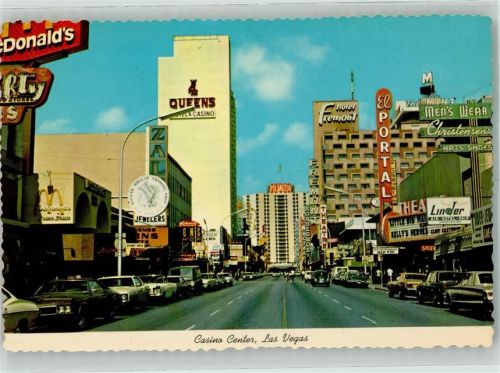 Las Vegas Gasthaus Straße Auto Casino Center Fremont Street Downtown