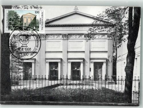 Berlin Mitte Sing Akademie Sonderstempel 9.4.1991