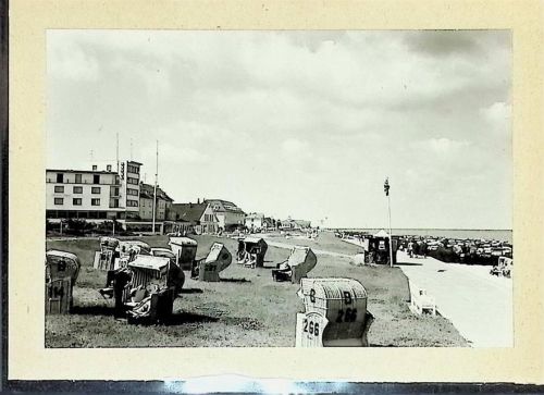 Duhnen Foto montiert auf Karton Grünstrand Fotograf Otto Schulze