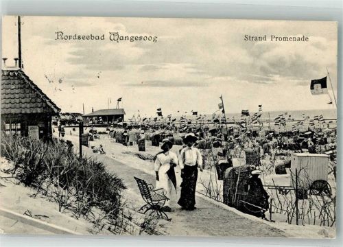 Nordseeheilbad Wangerooge 1911 Strandpromenade
