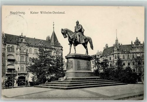 Magdeburg 1911 Reiterstandbild