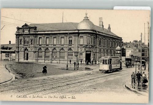 Calais Postamt Straßenbahn